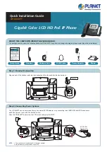 Предварительный просмотр 1 страницы Planet VIP-6040PT Quick Installation Manual