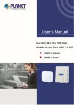 Planet WDAP-1800AX User Manual preview