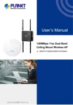 Preview for 1 page of Planet WDAP-C7200AC User Manual