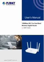 Planet WDRT-1202AC User Manual предпросмотр