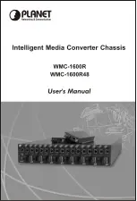 Planet WMC-1600R User Manual preview