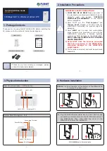 Предварительный просмотр 1 страницы Planet WNAP-6335 Quick Installation Manual