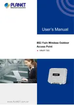 Предварительный просмотр 1 страницы Planet WNAP-7350 User Manual