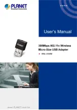 Planet WNL-U55M User Manual предпросмотр