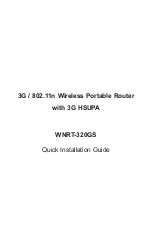 Предварительный просмотр 1 страницы Planet WNRT-320GS Quick Installation Manual