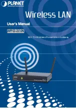 Planet WPG-200N User Manual preview