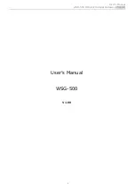 Planet WSG-500 User Manual preview