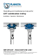 Planeta LHT Series Operating And Maintenance Manual preview