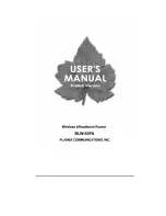 Preview for 1 page of Planex BLW-03FA User Manual