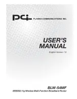 Planex BLW-54MF User Manual preview