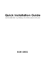 Preview for 2 page of Planex BLW-54SG Quick Installation Manual