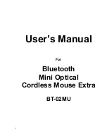 Preview for 1 page of Planex BT-02MU User Manual