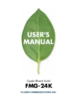 Planex FMG-24K User Manual preview