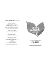 Preview for 1 page of Planex FX-16IM User Manual