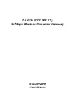 Planex GW-AP54PR User Manual preview