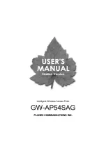 Planex GW-AP54SAG User Manual preview