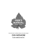 Planex GW-NS54GM User Manual preview