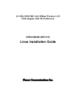 Planex GW-US54GD Linux Installation Manual preview