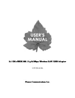 Предварительный просмотр 1 страницы Planex GW-US54GZL User Manual