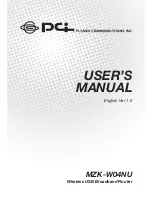 Planex MZK-W04NU User Manual preview