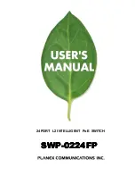 Предварительный просмотр 1 страницы Planex SWP-0224FP User Manual