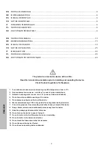 Preview for 2 page of Planika Cabo Installation Manual