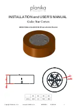 Предварительный просмотр 1 страницы Planika G20/G25 Installation And User Manual