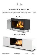 Preview for 1 page of Planika Pure Flame Installation Manual