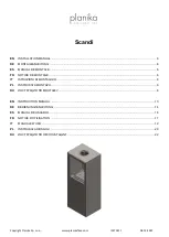 Preview for 1 page of Planika Scandi Instruction Manual