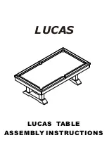 Plank & Hide Lucas Table Assembly Instructions Manual предпросмотр