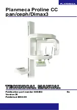 Предварительный просмотр 1 страницы Planmeca Proline CC Technical Manual