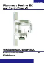 Planmeca Proline EC ceph Technical Manual preview