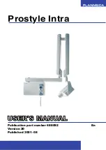 Planmeca Prostyle Intra User Manual preview