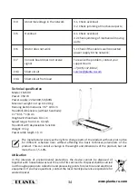 Preview for 34 page of PLANTA TM-500 Instruction Manual