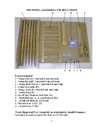 Preview for 3 page of Plantation SLAT PORCH SWING 850 Instructions Manual