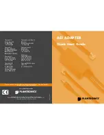 Preview for 1 page of Plantronics AEI ADAPTER Quick Start Manual