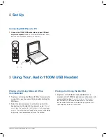 Preview for 5 page of Plantronics .Audio 1100M User Manual