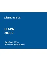 Plantronics BackBeat 903+ User Manual preview