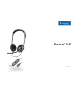 Plantronics BLACKWIRE C420 Manual preview