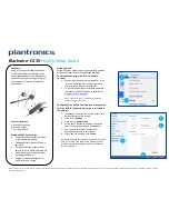 Plantronics Blackwire C435 Quick Setup Manual preview