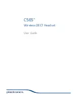 Предварительный просмотр 1 страницы Plantronics C565 User Manual