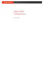 Предварительный просмотр 1 страницы Plantronics Calisto 7200 User Manual