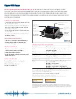 Preview for 2 page of Plantronics Calisto 800 Specifications