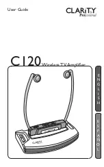 Preview for 1 page of Plantronics Clarity Professional C120 User Manual