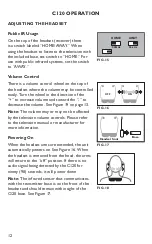 Preview for 12 page of Plantronics Clarity Professional C120 User Manual