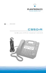 Предварительный просмотр 1 страницы Plantronics CS50 Series User Manual