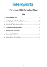 Preview for 1 page of Plantronics CS500 Series Fact Sheet