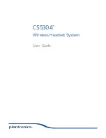 Preview for 1 page of Plantronics CS530A User Manual