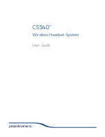 Preview for 1 page of Plantronics CS540 Series User Manual
