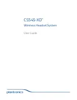 Plantronics CS545-XD User Manual preview